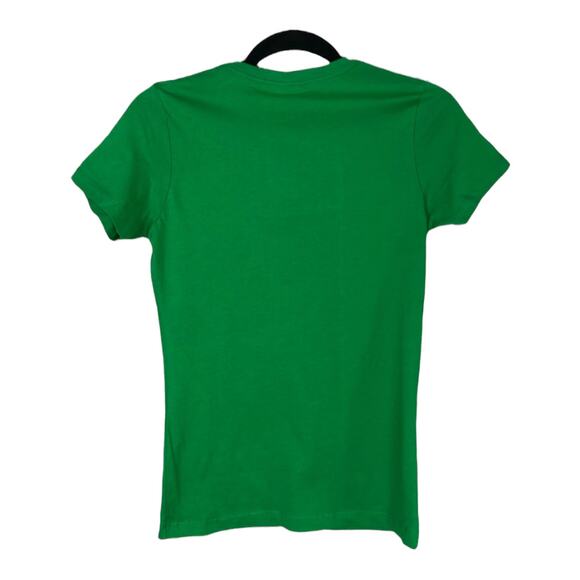 Izzy and Liv Green Pink "Fa La La La Flawless" Short Sleeve T-Shirt Size Small S - Picture 4 of 5